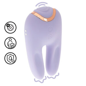 Bonnie - Dubbelzijdige Tapping Vibrator - Lavendel
