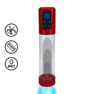 MegaLift - Automatische Waterdichte Penis Pomp - Metallic Rood